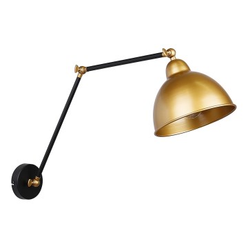 Настінна лампа TRUCK 1xE27/40W/230V золота/чорна