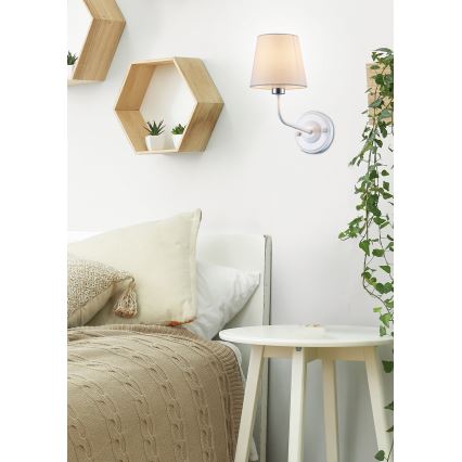 Настінна лампа YORK 1xE14/60W/230V білий