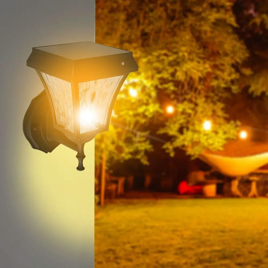 Настінна LED лампа на сонячній батареї 3в1 LED/2W/5,5V 3000K/6000K IP65