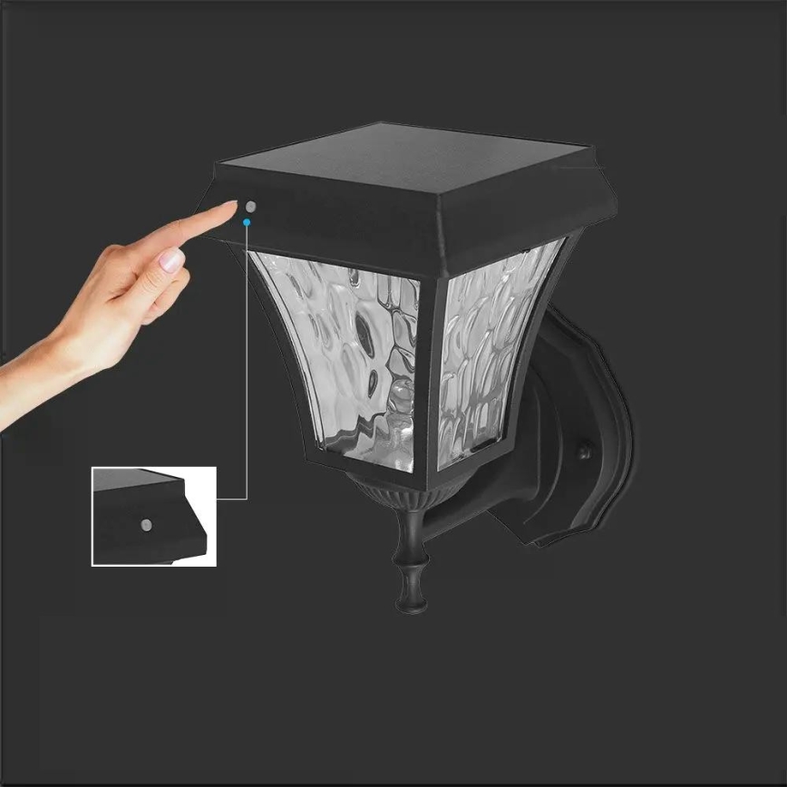 Настінна LED лампа на сонячній батареї 3в1 LED/2W/5,5V 3000K/6000K IP65