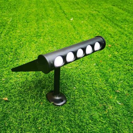 Настінна LED лампа на сонячній батареї з датчиком LED/8W/3,7V 4000 mAh 4000K IP65