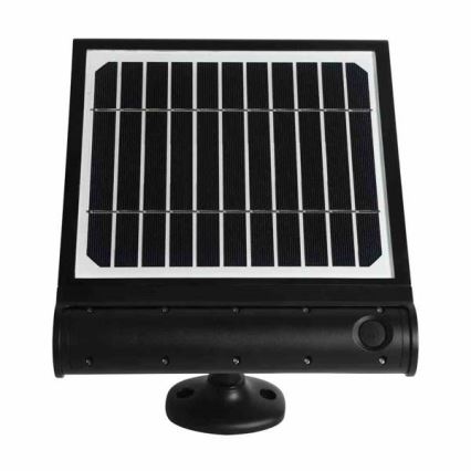 Настінна LED лампа на сонячній батареї з датчиком LED/8W/3,7V 4000 mAh 4000K IP65