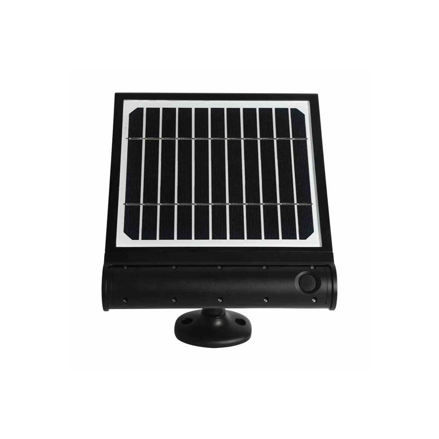 Настінна LED лампа на сонячній батареї з датчиком LED/8W/3,7V 4000 mAh 4000K IP65