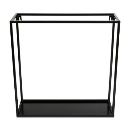 Настінна полиця 45x45 см чорна