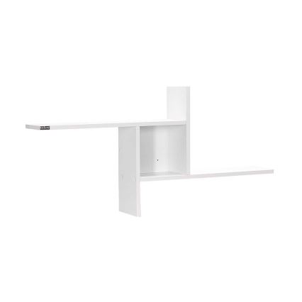 Настінна полиця 50x100 см біла