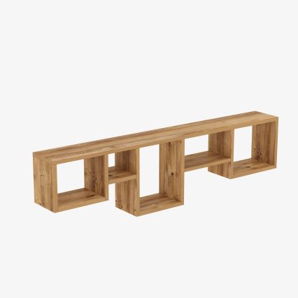 Настінна полиця AMANOS 32x120 см сосна