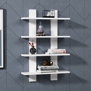 Настінна полиця LAUREL 90x60 см білий