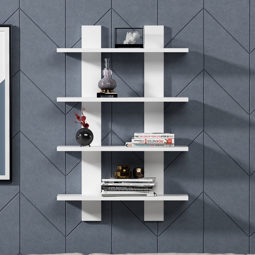 Настінна полиця LAUREL 90x60 см білий
