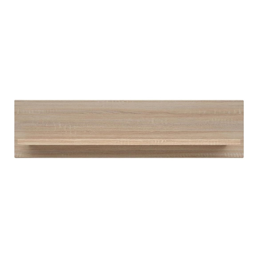 Настінна полиця MOLDIS 25x100 см коричневий