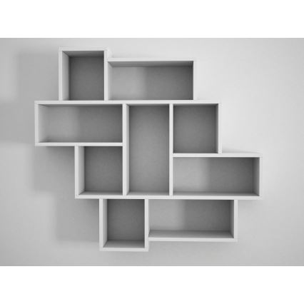 Настінна полиця PAROLA 103,5x115,5 см білий