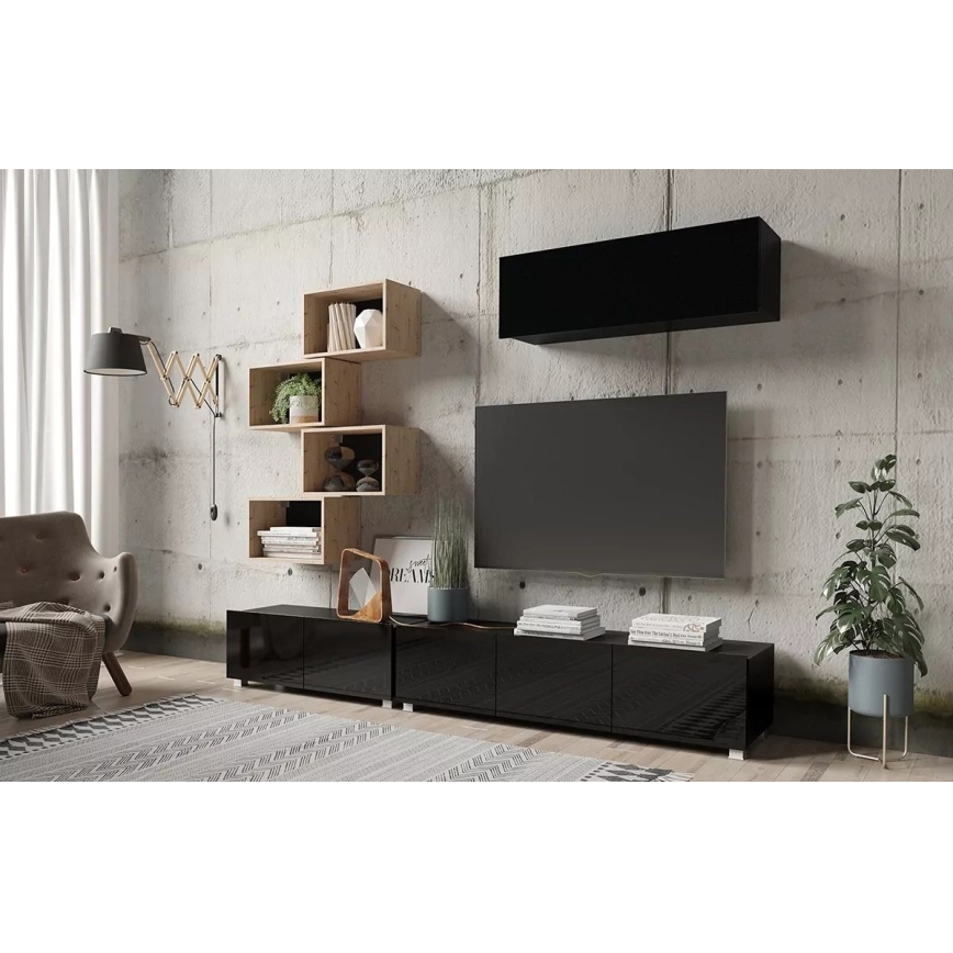 Настінна полиця PAVO 32,5x50 см коричневий
