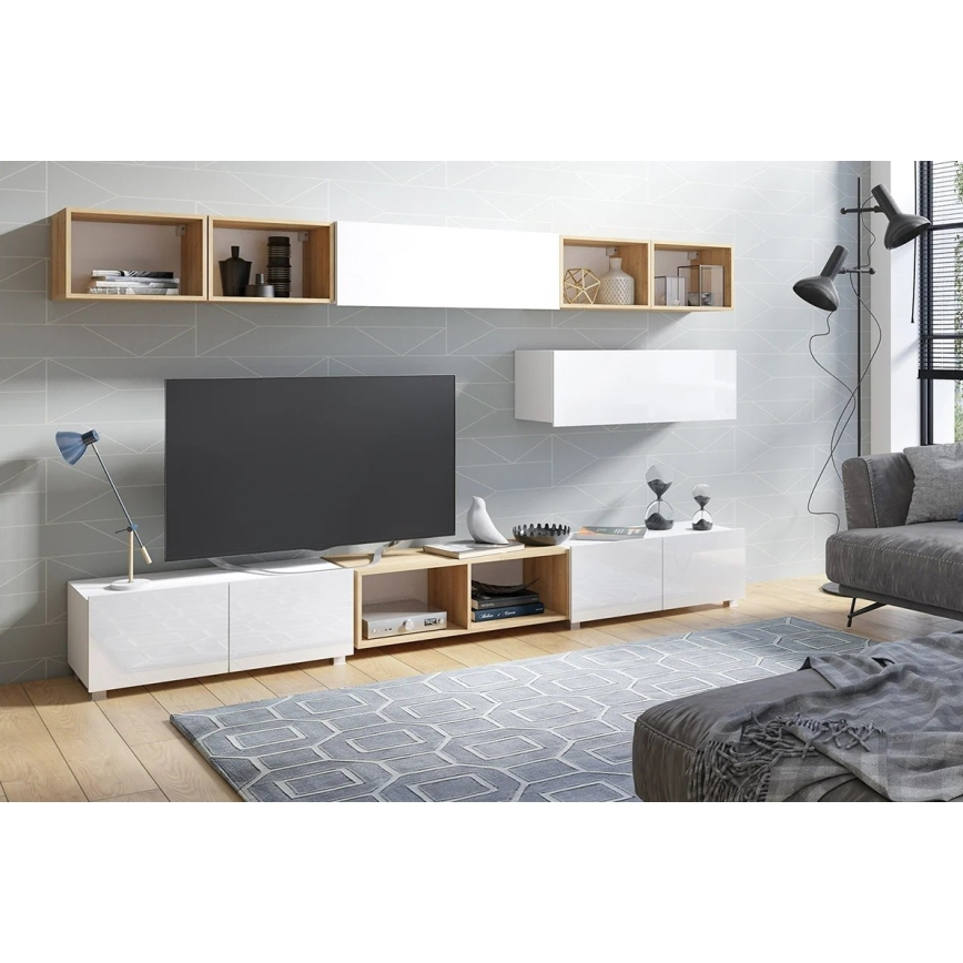 Настінна полиця PAVO 32,5x50 см коричневий