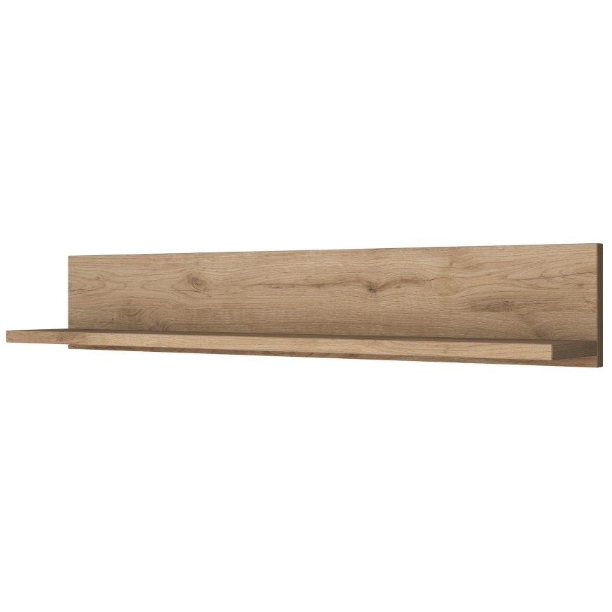Настінна полиця RANI 90x15 см коричневий