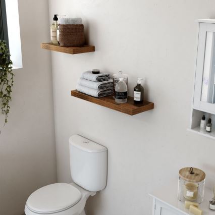Настінна полиця SHELFY, коричнева