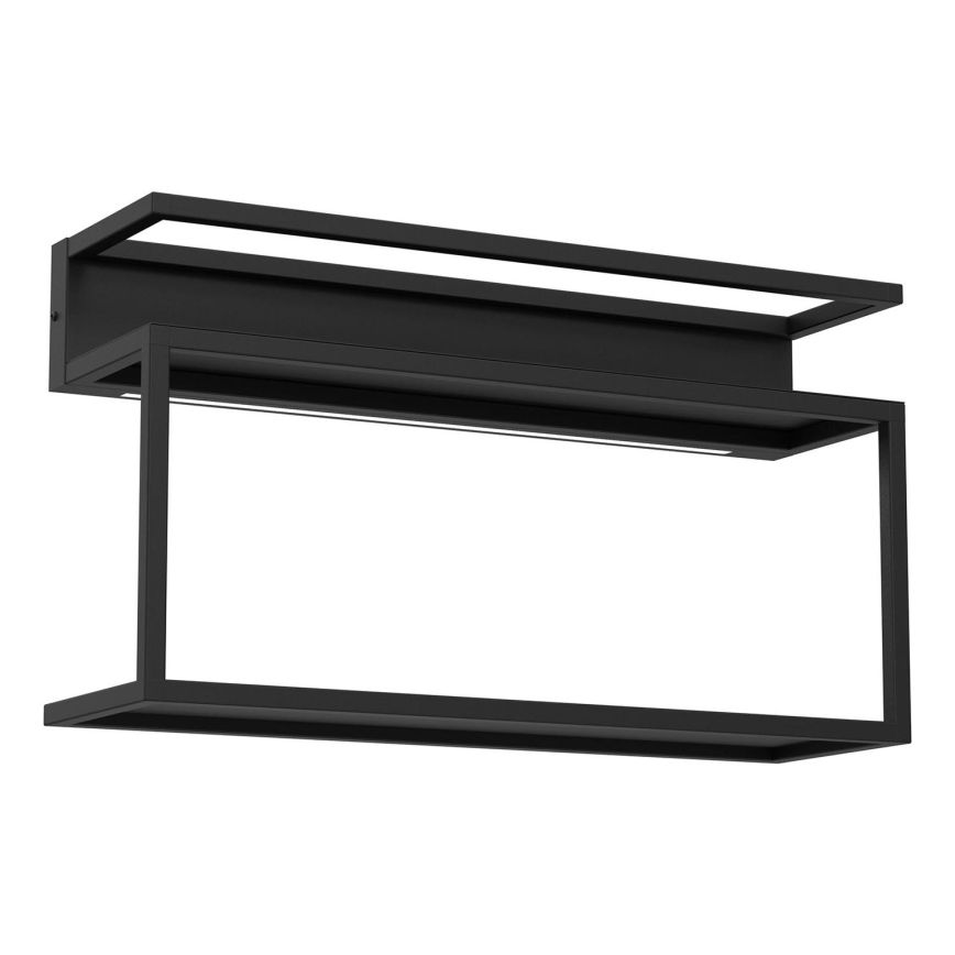 Настінна полиця зі світлодіодною підсвіткою SHELF 33x60 см чорний