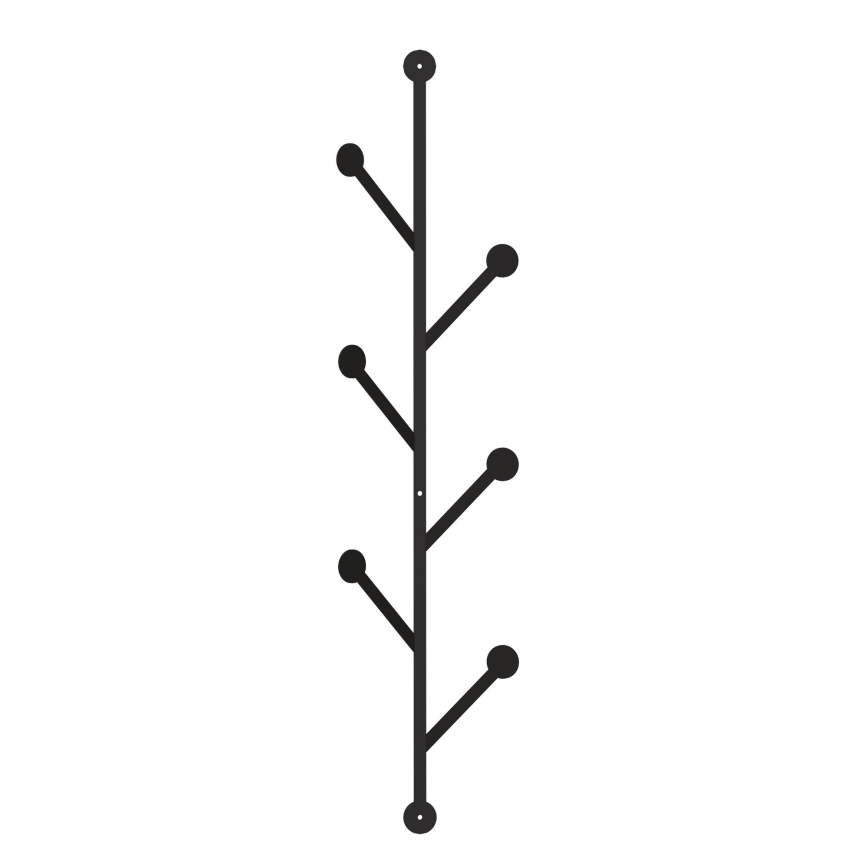 Настінна вішалка PONPON 94x22 см чорний