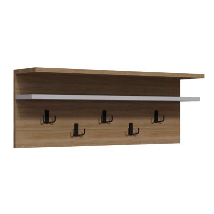 Настінна вішалка ROLKER 90x31,4 см коричневий