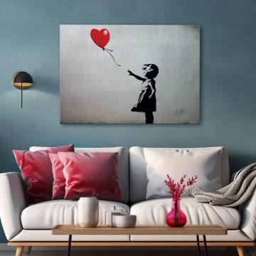 Настінна картина на полотні 50x70 см чорний/сірий