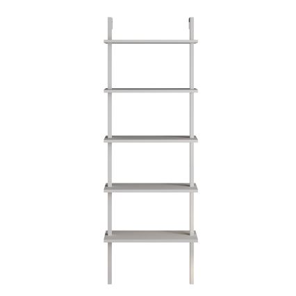 Настінна книжкова шафка PIANTE 174x60 см білий