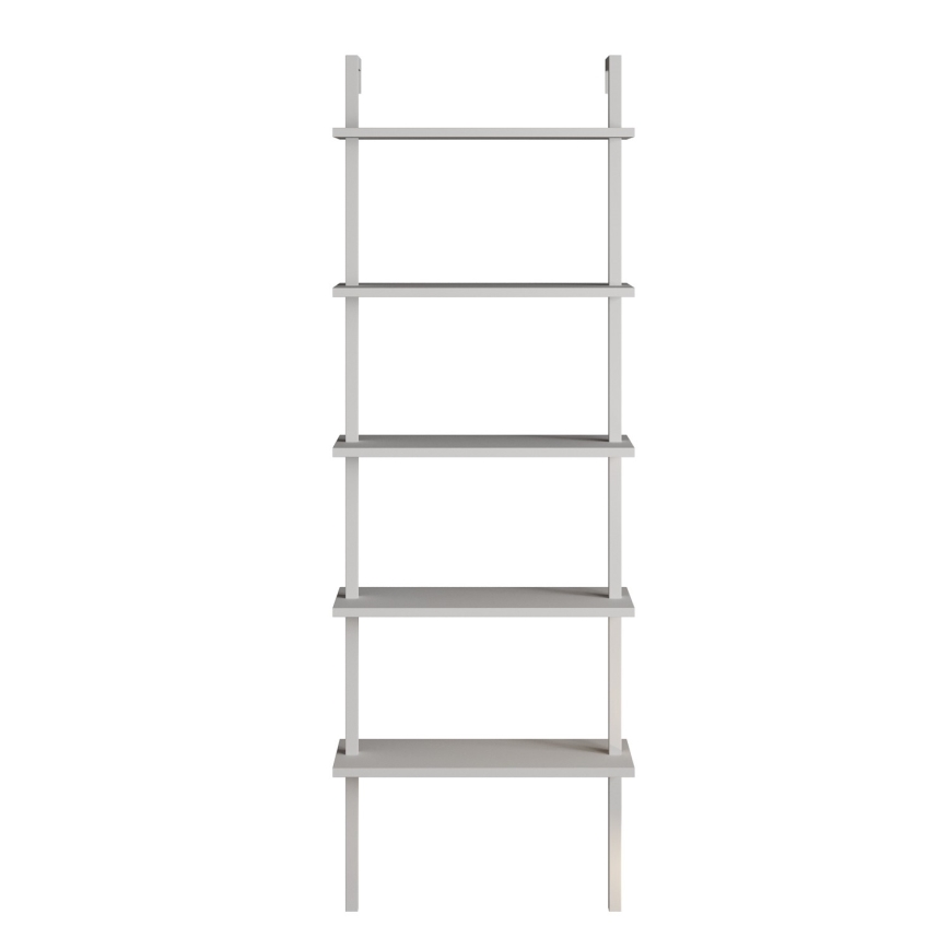 Настінна книжкова шафка PIANTE 174x60 см білий