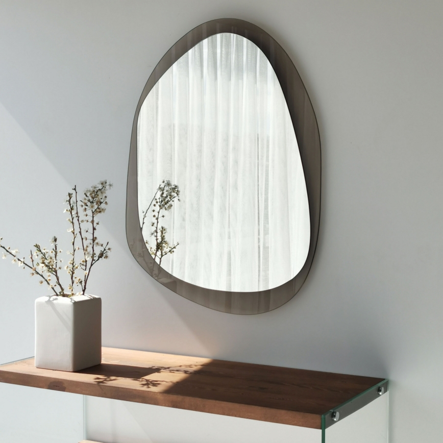 Настінне дзеркало AQUA 55x75 см бронзовий
