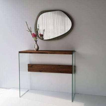 Настінне дзеркало AQUA 55x75 см бронзовий