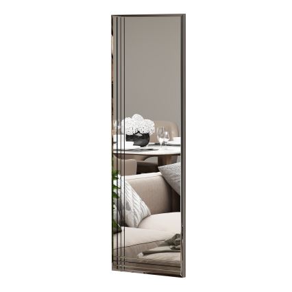 Настінне дзеркало TRIO 120x40 см глянцевий хром