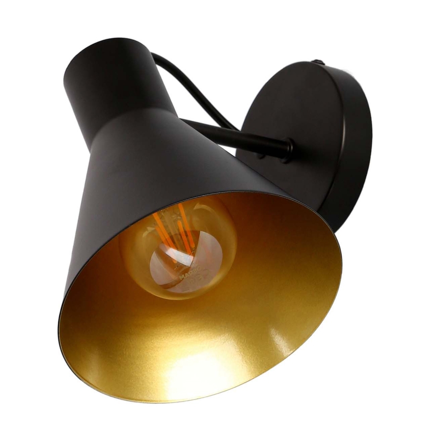 Настінний світильник MORE 1xE27/40W/230V чорний