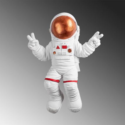 Настінний декор 47x35 см космонавт мідний