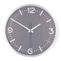 Настінний годинник, діаметр 30,5 см, живлення 1xAA, матовий хром