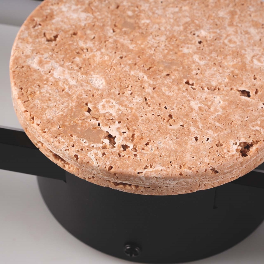 Настінний LED-світильник FLORENTYNA LED/24W/230V 4000K чорний/бежевий