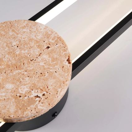 Настінний LED-світильник FLORENTYNA LED/24W/230V 4000K чорний/бежевий