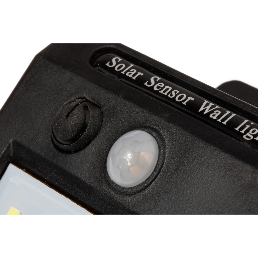 Настінний LED світильник на сонячній батареї з датчиком LED/0,55W/3,7V IP65