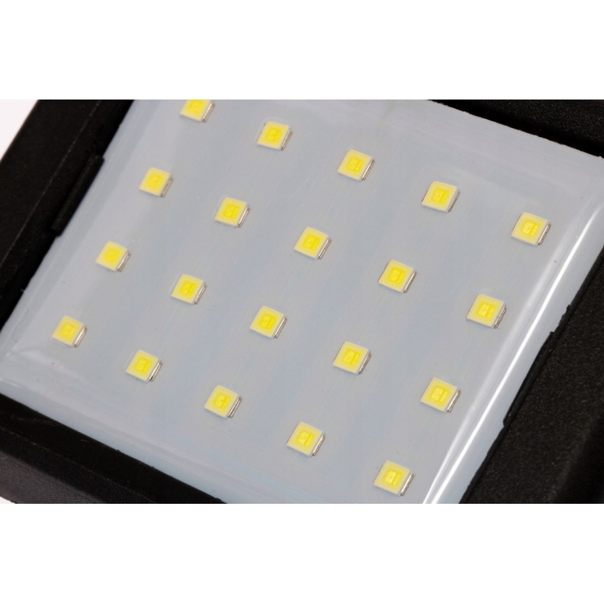 Настінний LED світильник на сонячній батареї з датчиком LED/0,55W/3,7V IP65