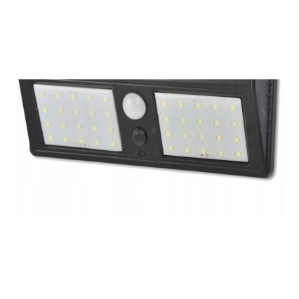 Настінний LED світильник на сонячній батареї з датчиком LED/1,2W/3,7V IP54