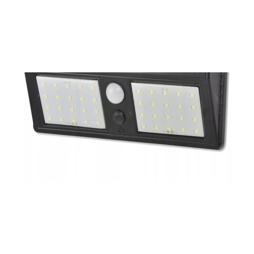 Настінний LED світильник на сонячній батареї з датчиком LED/1,2W/3,7V IP54