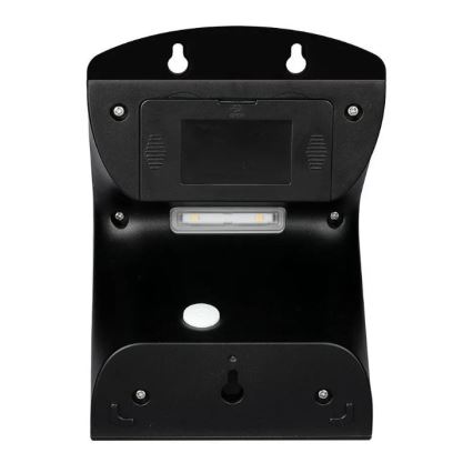 Настінний LED світильник на сонячній батареї з датчиком LED/3W/3,7V 3000/4000K IP65 чорний