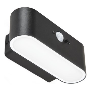 Настінний LED світильник з датчиком на сонячній батареї SOLARIS2 LED/2,5W/3,7V 4000K IP44