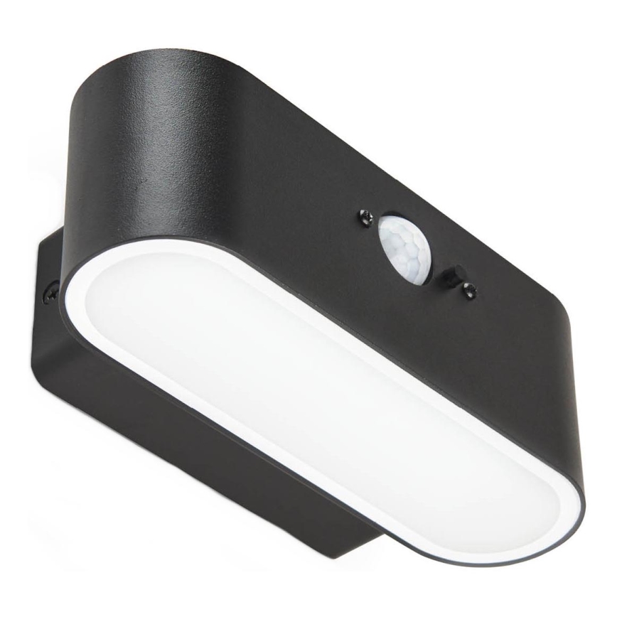 Настінний LED світильник з датчиком на сонячній батареї SOLARIS2 LED/2,5W/3,7V 4000K IP44