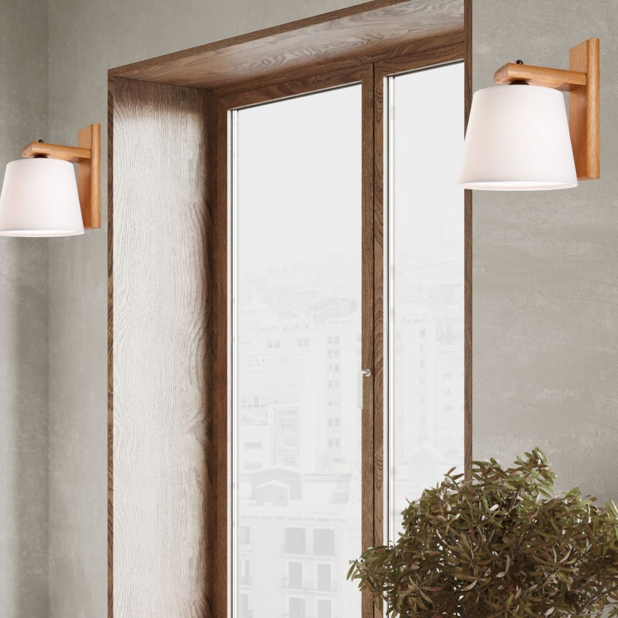 Настінний світильник AIDA 1xE27/60W/230V дуб