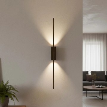 Настінний світильник AISHA LED, 12W/230V, 4000K, 80 см, чорний