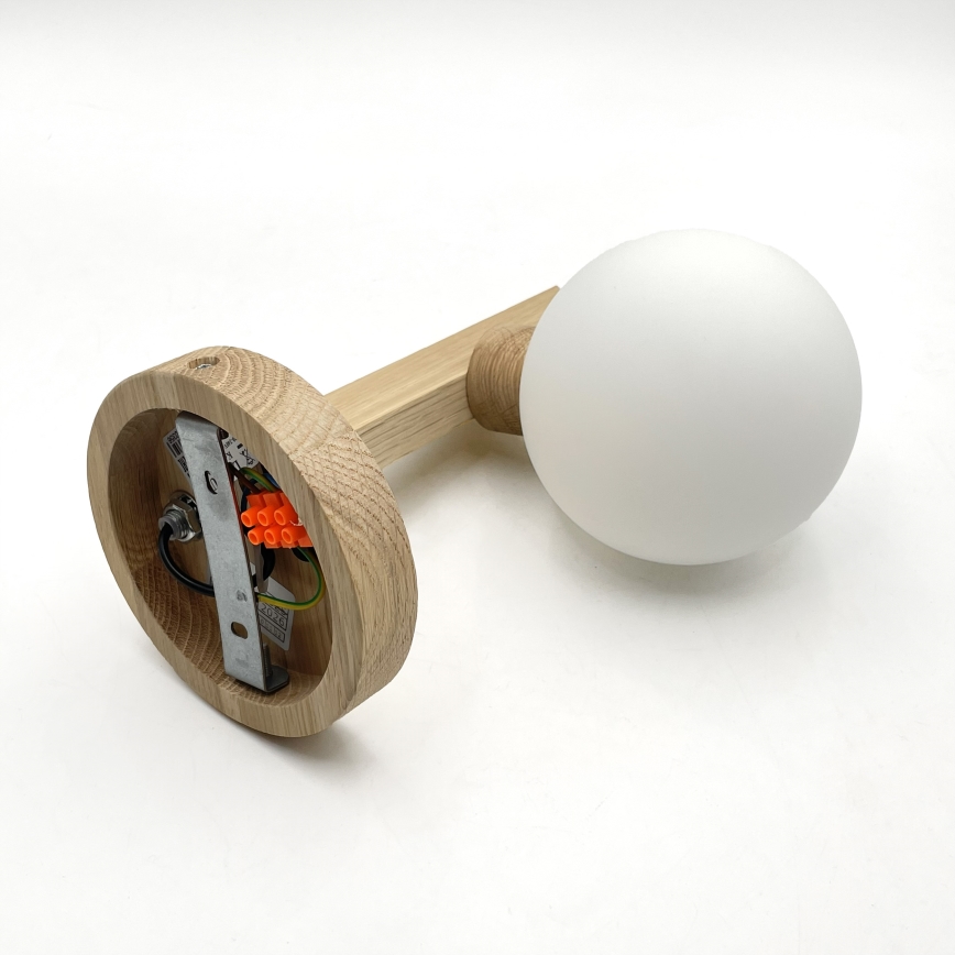 Настінний світильник ANTONIO 1xG9/5W/230V дуб/білий