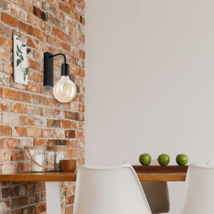 Настінний світильник ASTRID 1xE27/60W/230V матовий чорний