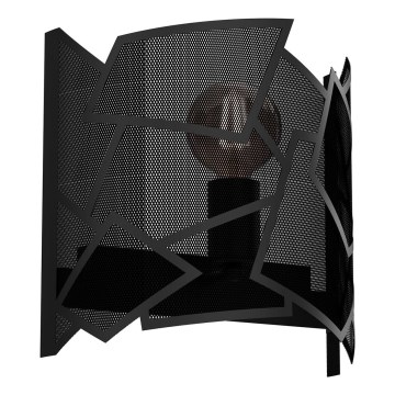 Настінний світильник CAMO 1xE27/15W/230V чорний