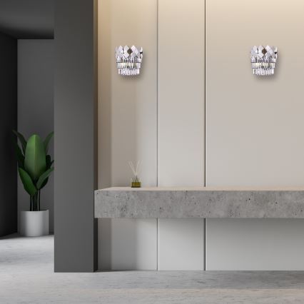 Настінний світильник CARISMA 2xE14/40W/230V блискучий хром