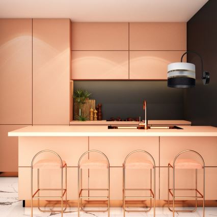 Настінний світильник CORAL 1xE27/60W/230V чорний