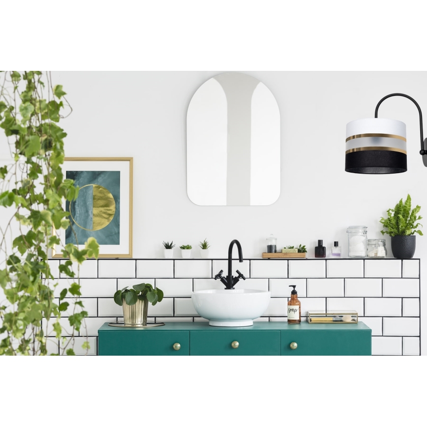 Настінний світильник CORAL 1xE27/60W/230V чорний