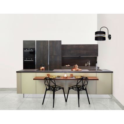 Настінний світильник CORAL 1xE27/60W/230V чорний