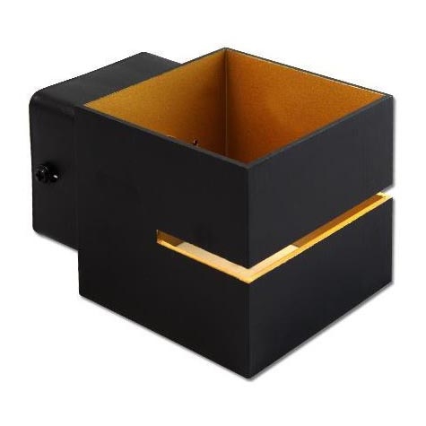 Настінний світильник COSTA 1xG9/35W/230V чорний/мідний