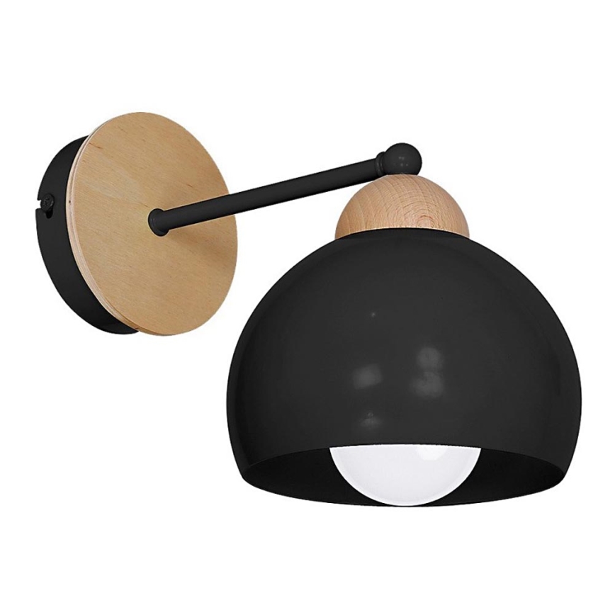 Настінний світильник DAMA 1xE27/60W/230V чорний